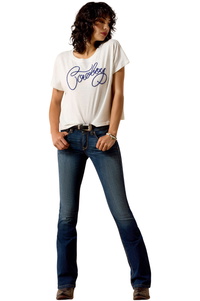 2025 Ariat Womens R.E.A.L. Perfect Rise Stretch Rosa Boot Cut Jean 10027713 - Lita